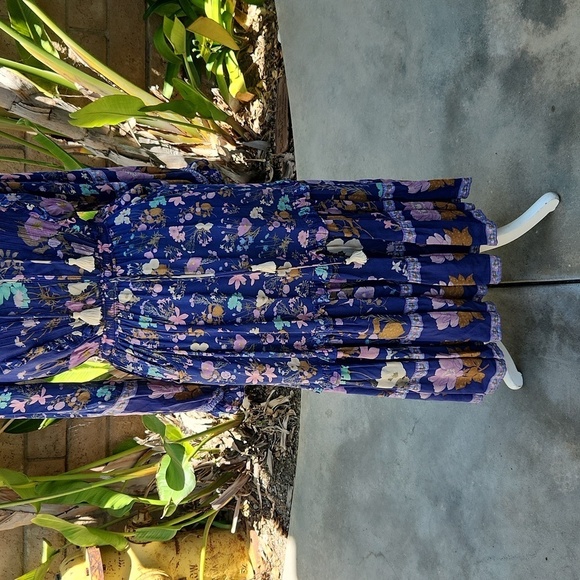 Spell & the Gypsy CollectiveWild Bloom Midi Dress extra small - Picture 3 of 11